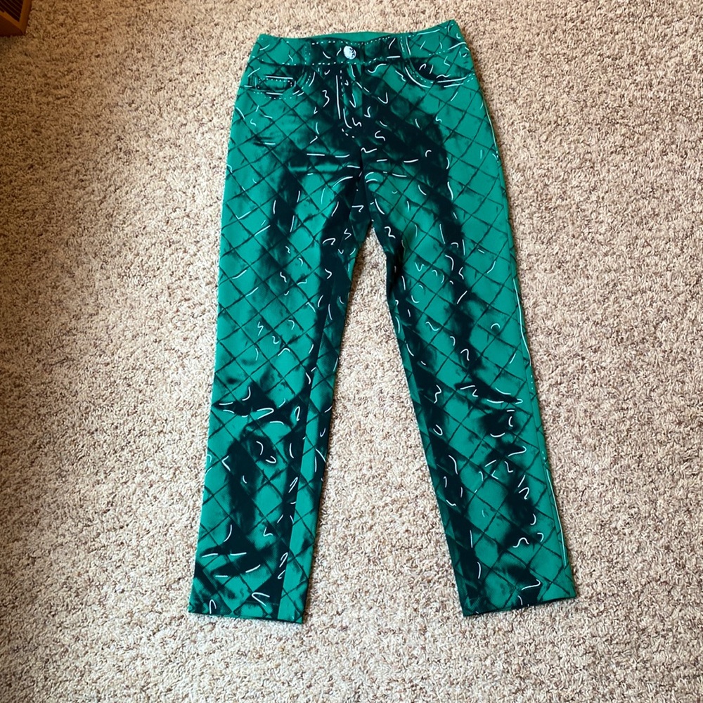 NWT Moschino Couture green pants